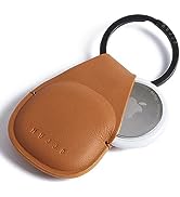 Mujjo Leather Keychain Cover For AirTags - Durable & Luxurious Design - Secure Fit - Premium Leather