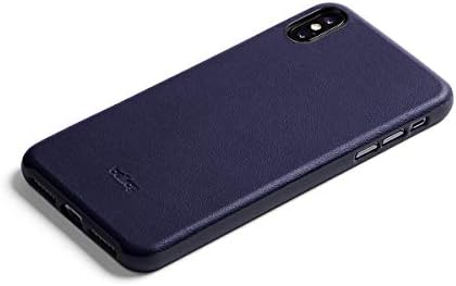 Bellroy Phone Case for iPhone Xs Max (Leather iPhone Cover, Super Slim Profile, Soft Microfiber Lining) - Navy