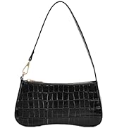 SweatyRocks Women's Small Crocodile Print Shoulder Bag Leather Clutch Purse Handbag with Zipper C...