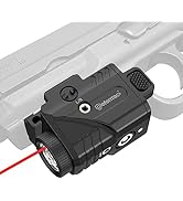 Defentac 600lm Slidable Pistol Light and Red/Green/Blue Laser Sight Combo, Strobe and Momentary B...