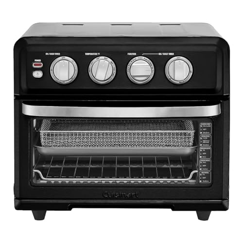 Cuisinart Air Fryer + Convection Toaster Oven, 8-1 Oven with Bake, Grill, Broil & Warm Options, Stainless Steel, TOA-70 (Matt