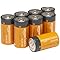 Amazon Basics 8-Pack C Cell Alkaline All-Purpose Batteries, 1.5 Volt, 5-Year Shelf Life