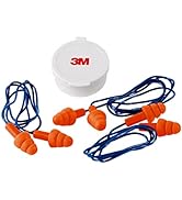 3M Corded Reusable Earplug, 3-Pair with Case