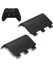 Devine Customz 2 Pack Black Battery Cover Compatible For Xbox Series X &amp; S Controller Pack Back Shell Rear Shell Replacement