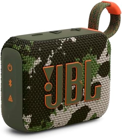 JBL GO4 Bluetoothスピーカー USB C充電/IP67防塵防水/アプリ対応/パッシブラジエーター搭載/ポータブル/スクワッド JBLGO4SQUAD