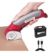 Matework Cordless Electric Scissors, 4V Multi-Cutter with Suitcase, 2000 mAh Cardboard Cutter wit...