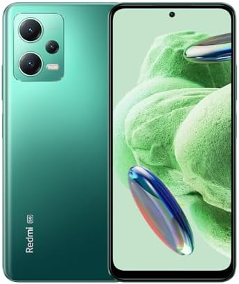 Xiaomi Redmi Note 12 5G (256GB + 8GB) (Tmobile Tello & Global) Unlocked 6.67" 48MP Triple Camera + Extra (w/Fast Car Charger Bundle) (Forest Green (Global))