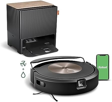 iRobot Roomba Combo j9+ Self-Emptying & Auto-Fill Robot Vacuum & Mop – Multi-Functional Base Refills Bin and Empties Itself, Vacuums and Mops without Needing to Avoid Carpets, Avoids Obstacles​
