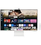 SAMSUNG 32-Inch M8 (M80D) Series 4K UHD Smart Monitor with Streaming TV, Speakers, HDR10+, AI Ups...