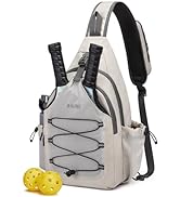 G4Free Sling Bag, Crossbody Pickleball Bag for Men Women, Lightweight Crossbody Chest Backpack fo...