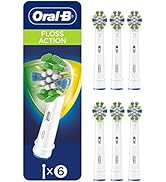 Oral-B FlossAction Electric Toothbrush Replacement Brush Heads, 6 Count