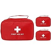 AOUTACC 3Pcs First Aid Bag Empty, Waterproof Durable First Aid Kit Bag Empty with Zippered,First ...