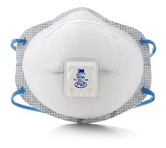 3M Particulate Respirator 8577, P95, with Nuisance Level Organic Vapor Relief (Pack of 10)