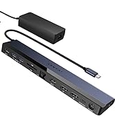 USB C Laptop Docking Station with 100W Power Adapter, iVANKY 12-in-1 85W PD Dock, Dual 4K HDMI Di...