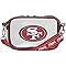 FOCO San Francisco 49ers NFL Team Stripe Clear Crossbody Bag