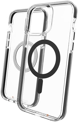Gear4 ZAGG Santa Cruz Snap Case - MagSafe Compatible Clear Case That Highlights The D3O Protection Material - for Apple iPhone 13 Pro Max - Black,702008209