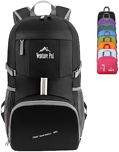 Venture Pal 35L Ultralight Lightweight Packable Foldable Travel Camping Hiking Outdoor Sports Backpack Daypack