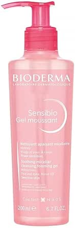 Sensibio Gel Moussant - Gel de Limpeza Micelar Calmante e Hidratante Pump 200 Ml, Bioderma, Multicor, 200 Ml