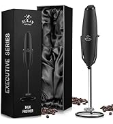Zulay Executive Series Ultra Premium Gift Milk Frother For Coffee With Improved Stand - Coffee Fr...