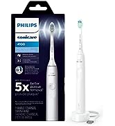 Philips Sonicare 4100 Power Toothbrush, Rechargeable Electric Toothbrush with Pressure Sensor, Wh...