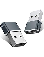 Basesailor USB to USB C Adapter 2Pack,Type C Female to A Male Cable Connector for Apple iWatch 7 8,iPhone 12 13 14 15 Pro Max,iPad 9 10 Air 4 5 Mini 6,CarPlay,Galaxy A54 A34 S24 S23,16,Z Fold Flip,S9