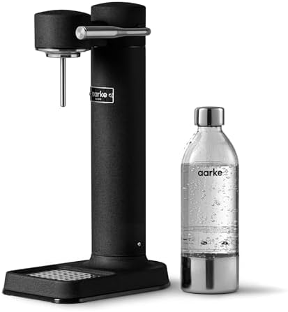 aarke - Carbonator III Premium Carbonator/Sparkling & Seltzer Water Maker with PET Bottle (Matte Black)