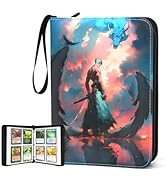 400 Pockets Zoro Card Binder for One Piece Zoro Cards,Portable Waterproof Card Storage Book with ...