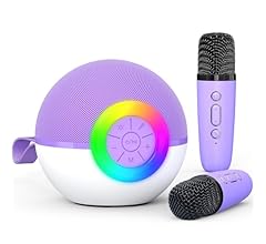 Karaoke Machine Children's Toy Gifts for 3-12 Years Girls Portable Bluetooth Karaoke Machine with Microphone for Children A…