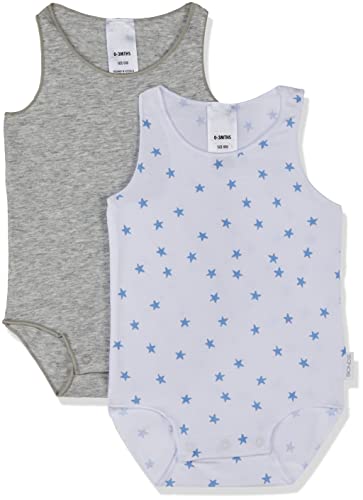 Bonds Baby Wonderbodies Singletsuit - 2 Pack, Pack 12 (2 Pack), 0000 (Newborn)