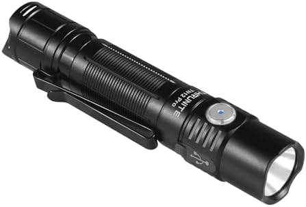 ThruNite TN12 Pro Upgrade Rechargeable Flashlights USB C, High 1900 Lumens Bright LED Flashlight, 6 Modes, Long 415 Yards Throw, for camping, Outdoor, Searching, Hiking, Emergency (CW)