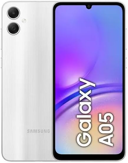 Smartphone Samsung Galaxy A05 128GB/4GB RAM, Tela 6,7" Prata