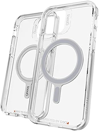 ZAGG Gear4 Crystal Palace Snap Case - Crystal Clear Impact Protection with MagSafe Compatibility for Apple iPhone 12, iPhone 12 Pro (Model: 702007475)