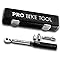 PRO BIKE TOOL 3/8 Inch Drive Click Torque Wrench Set, 10 to 60 Nm – Bicycle Maintenance Kit for Road &amp; Mountain Bikes - Motorcycle Multitool - 1/2&#34; &amp; 1/4&#34; Adapters, Extension Bar and Storage Box