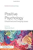 Image of Positive Psychology: Established and Emerging Issues (Frontiers of Social Psychology)