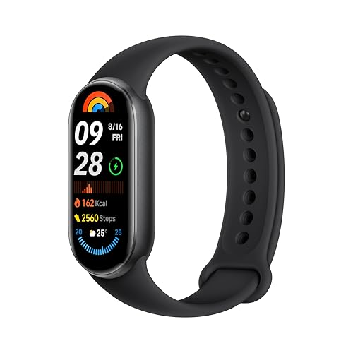 Xiaomi Smart Band 9 - Pulsera de Actividad, autonomía de hasta 21 días, Pantalla AMOLED con tasa de refresco de 60 Hz, 5ATM, 