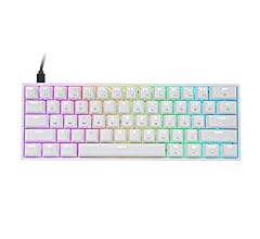 EPOMAKER SK61 61 Keys Hot Swappable 60% Mechanical Keyboard with RGB Backlit, ABS Keycaps, Dustproof IP68 Waterproof for Wi…