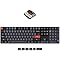 Keychron K5 Pro Hot-swappable Ultra-Slim Custom Mechanical Keyboard, RGB Full Size QMK/VIA Programmable Wireless Bluetooth/USB Wired Keyboard for Mac Windows Linux - Low Profile Gateron Brown Switch