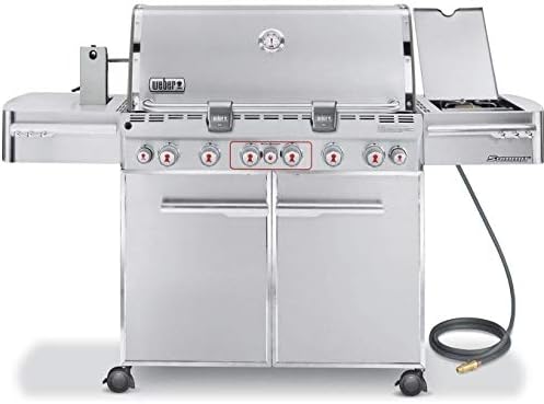 Weber Summit S-670 6-Burner Natural Gas Grill, Stainless Steel