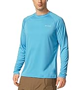 BALEAF Men's Sun Protection Shirts UV SPF UPF 50+ Long Sleeve Rash Guard Fishing Running Quick Dr...