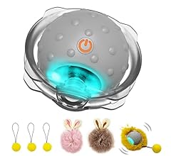 AUKL Interactive Cat Toys Ball Super Drive Electric Cat Toy Automatic Rolling Robotic Car Motion Activate (Newest)