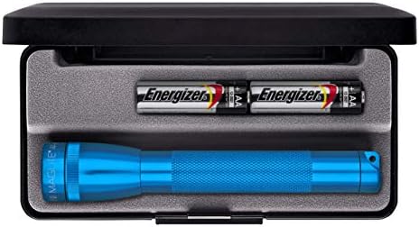 MagLite - M2A11L Maglite Mini Incandescent 2-Cell AA Flashlight in Presentation Box, Blue