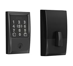 Schlage BE499WB CEN 622 Encode Plus WiFi Deadbolt Smart Lock with Apple Home Key, Keyless Entry Door Lock with Century Trim…