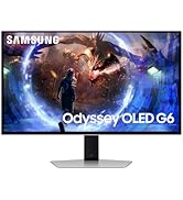 SAMSUNG 27-Inch Odyssey G6 (G60SD) Series OLED Gaming Monitor with QHD 360Hz 0.03ms, Anti-Glare, ...