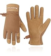 HANDLANDY Gardening Gloves for Women Flexible & Durable, Breathable Utility Work Gloves Heavy Dut...