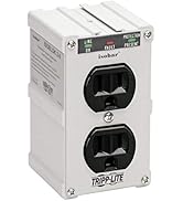 Tripp Lite Isobar 2 Outlet Surge Protector Power Strip, Direct Plug In, Metal, Lifetime Limited W...