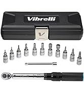 Vibrelli Bike Torque Wrench Set - 1/4 Inch Drive - 2 to 20nm, 0.1 Nm Micro - Essential MTB & Bicy...