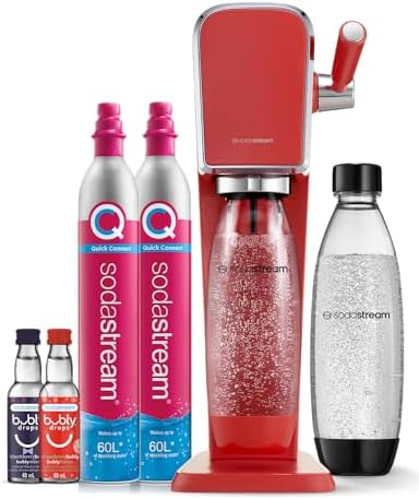 SodaStream Art Sparkling Water Maker Bundle, Mandarin