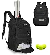 Goloni Tennis Backpack 2 Rackets with Ventilated Shoe Compartment Which Can Hold Shoes Up to Size...