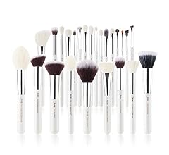 Brand 25pcs Professional Makeup Brush Set Beauty Cosmetic Foundation Powder Blush Eyeshadow Blending Natural-Synthetic Hair…