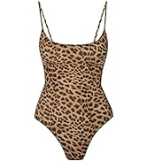 Narecte Sexy One Piece Bathing Suit for Women Tummy Control High Cut One Piece Swimsuit Womens Sw...